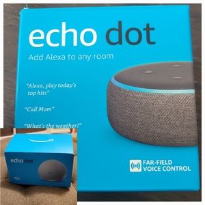 Echo Dot Blue 4th generation & Echo Dot 3rd generation. Get 2 devices